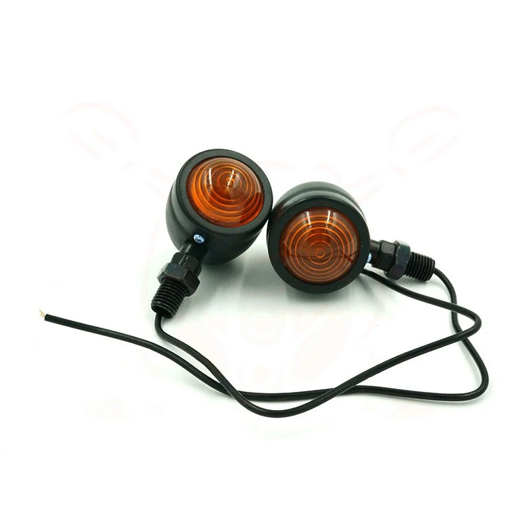 

Motorcycle Parts Retro Motorcycle Refitting Metal Steering Lamp Signal Lamp Turning Lamp