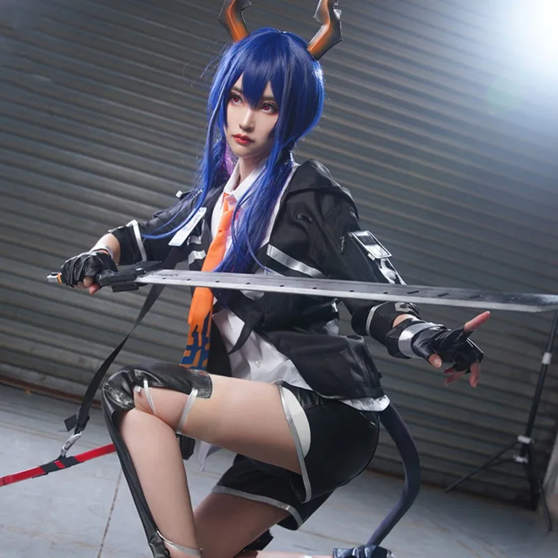 Chen cos Arknights аниме для мужчин и женщин косплей высококачественный модный костюм