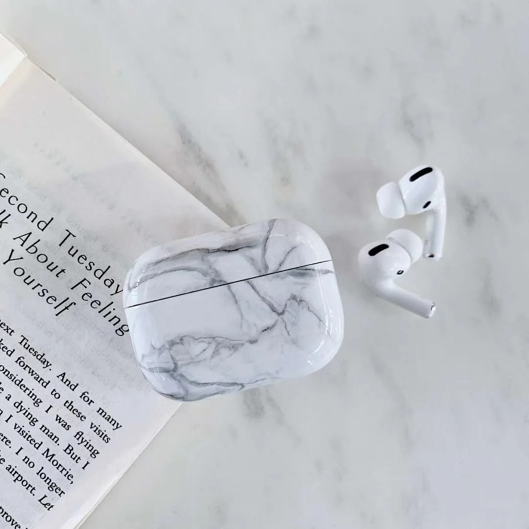3D мраморный чехол для Airpods Pro Чехол беспроводной Bluetooth чехол для airpod 3 чехол для Apple Air Pods Pro Fundas Coque - Цвет: B