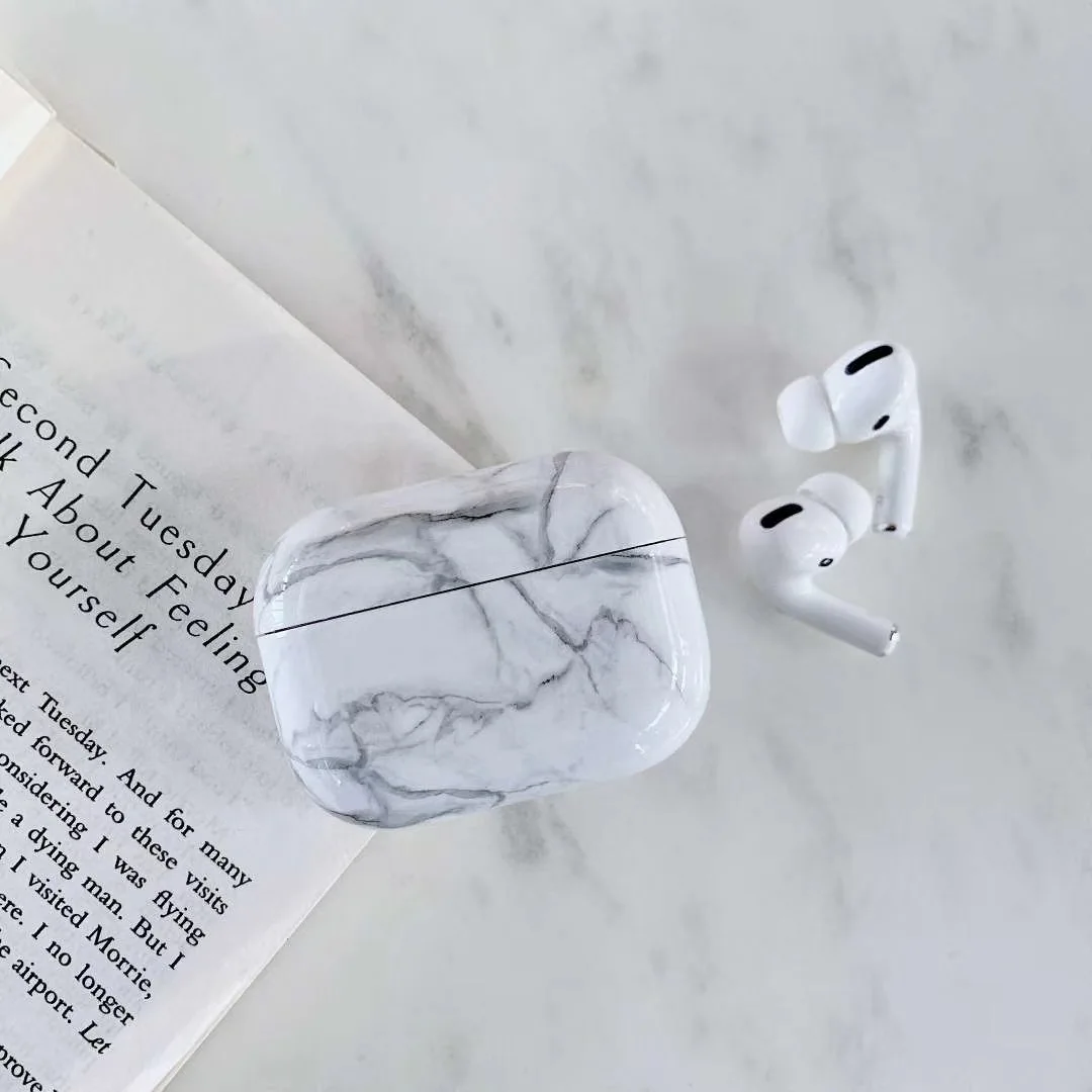 B 3D мраморный чехол для Airpods Pro Чехол беспроводной Bluetooth чехол для airpod 3 чехол для Apple Air Pods Pro Fundas Coque - Цвет: B