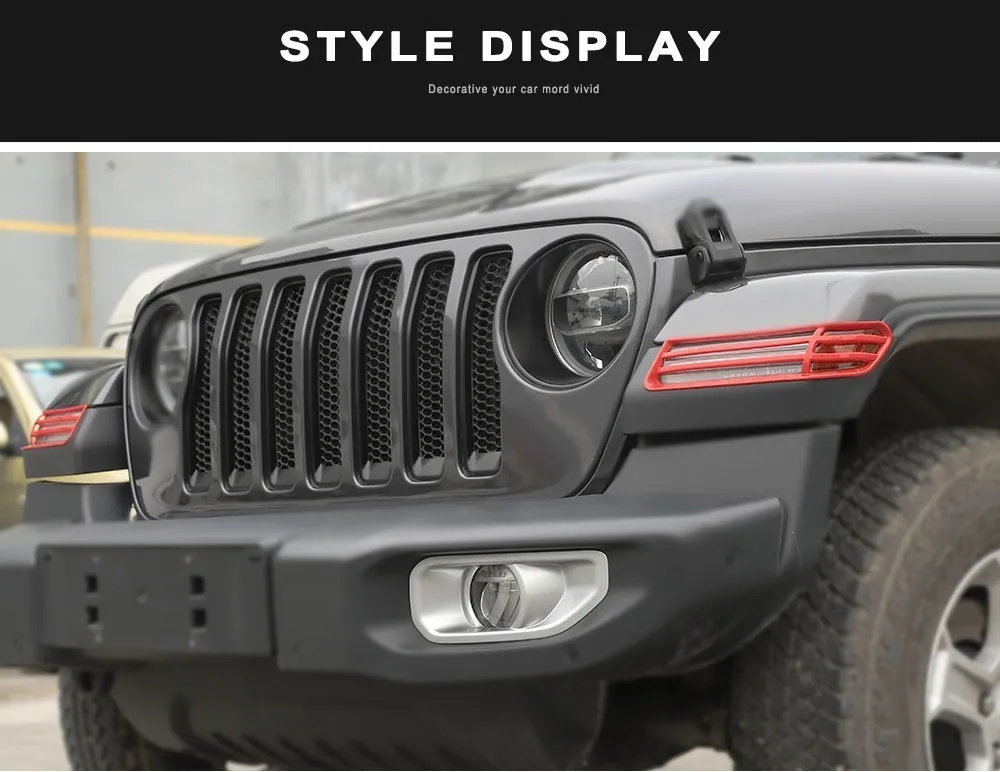 MOPAI колпак лампы для Jeep Wrangler JL+ Переднее колесо автомобиля, светильник для бровей, декоративный чехол для Jeep Wrangler JL, аксессуары