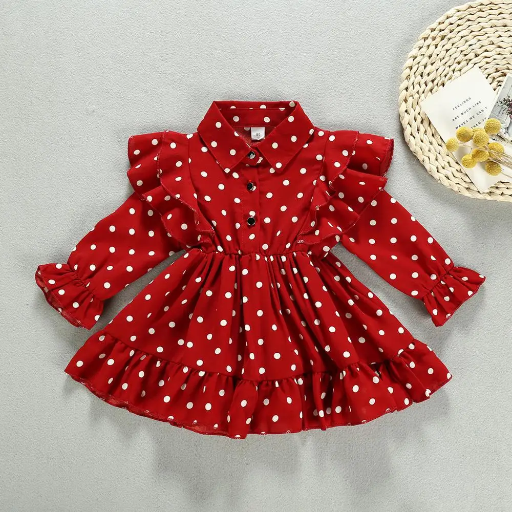 baby dress red colour