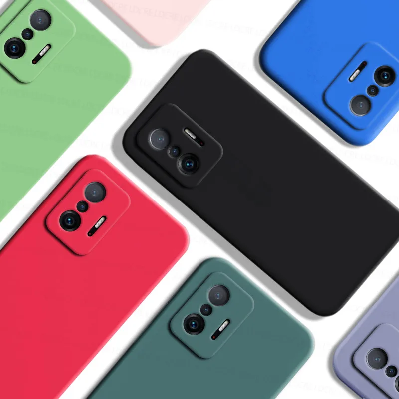 Per Xiaomi 11T Case Xiaomi 11T Pro Cover 6.67 Pollici Nuovo Paraurti Antiurto In Silicone Liquido Per Xiaomi 12 11T Pro 12S Ultra 11 Lite