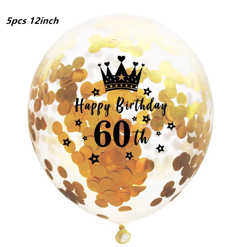 10 шт 12 дюймов 21th 30th 40th 50th 60th шарики ко дню рождения воздушные шары для дня рождения вечеринки 30 40 50 60 70 80 шарики ко дню рождения s шарики для вечеринки