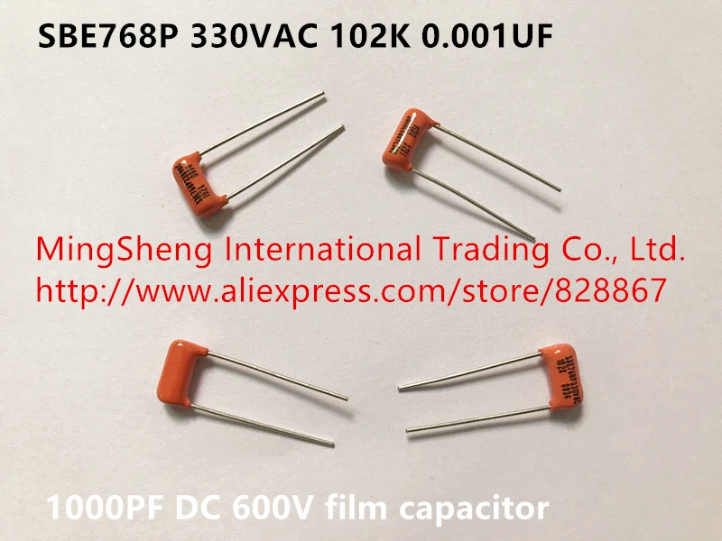 Импорт из США SBE768P 330VAC 102K 0,001 мкФ 1000PF DC 600V пленочный конденсатор(индуктор