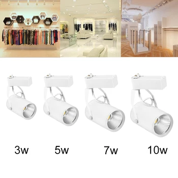 

ICOCO 3W 5W 7W 10W 12W 15W 20W AC 85-265V LED Track Spot Light Commercial Lighting Renovation Led Ceiling Lamp Clothing Store