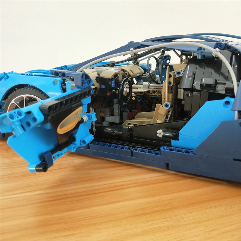 Bugatti чугун модификация приложение RC двигатель совместимый IEGOset 42083 20086 technic MOC гоночный автомобиль строительные блоки игрушки подарки