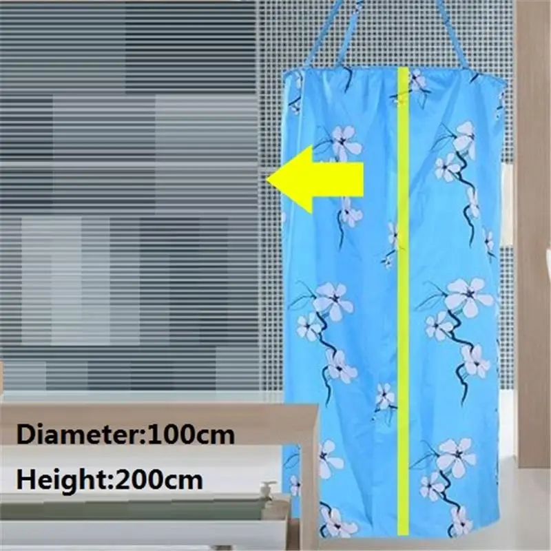 Version X Doccia Set With Bathroom Banyo Perdeleri Shower Fabric Round Banheiro Rideau De Douche Douchegordijn Cortina Ducha Bath Curtain - Цвет: Version X