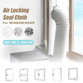 

Universal Air Outlet Window Lock Seal Stop Cloth Plate 4 m Air Conditioner Window Sealing Kit for Mobile Air Conditioner