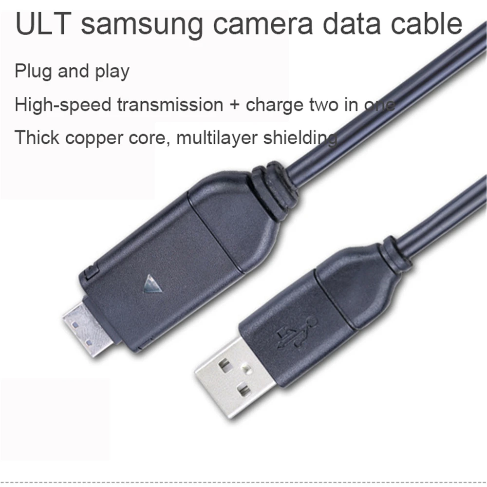 Кабель для передачи данных 0,5 м USB Зарядное устройство кабель для samsung Камера NV103 NV106 NV30 NV33 NV4 NV40 NV9 P1000 P1200 P800 PL100 PL150 PL50 PL55