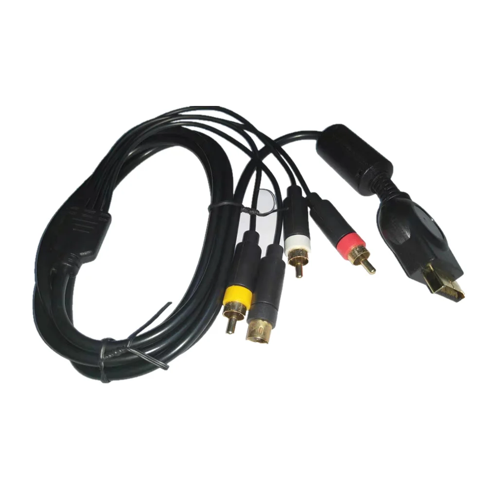 

2019 High quality 2in1 audio video cord S-Video AV Cable for PS2 for PS3 for Playstation 2 3