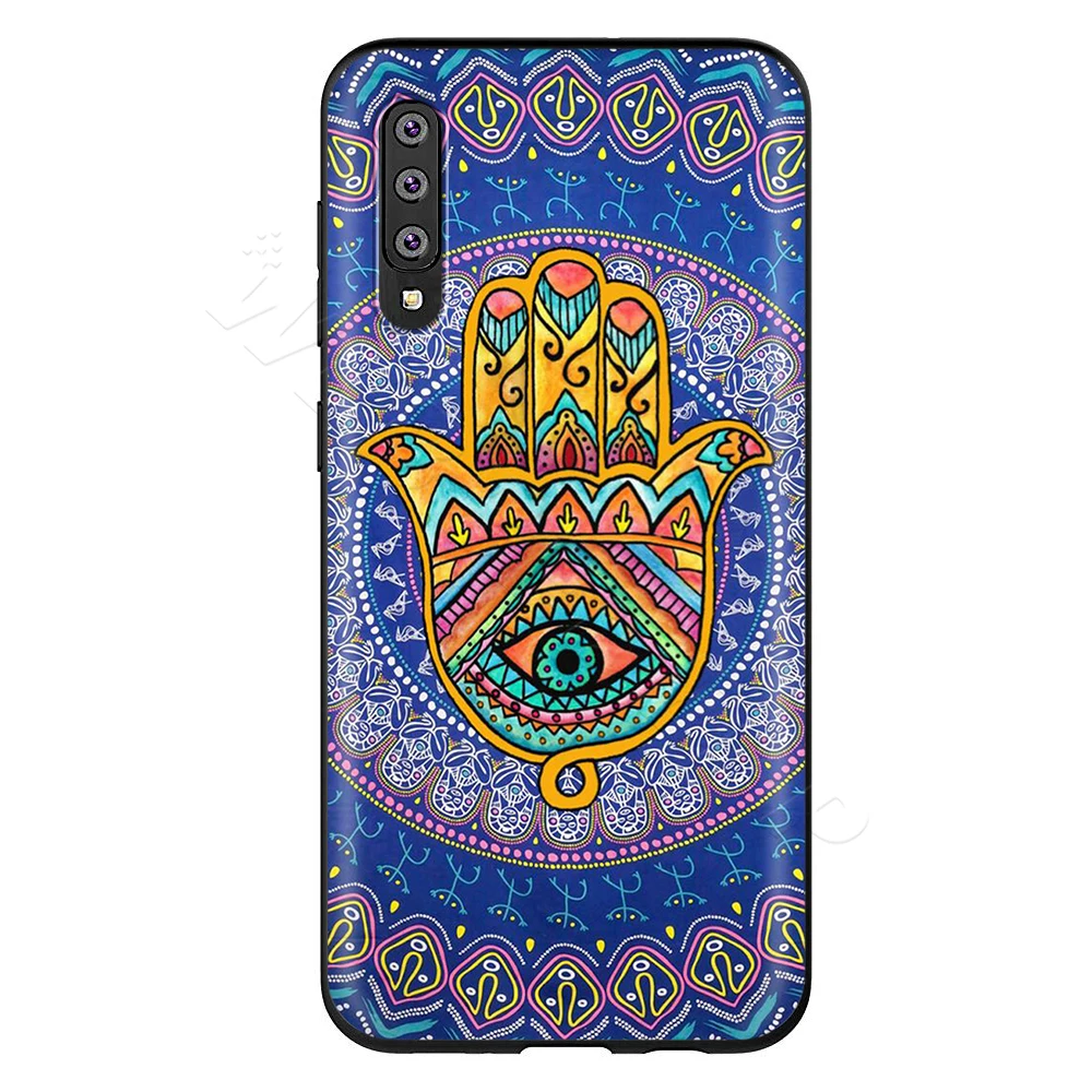 Webbedepp Мандала модный принт чехол для samsung Galaxy S7 S8 S9 S10 Edge Plus Note 10 8 9 A10 A20 A30 A40 A50 A60 A70