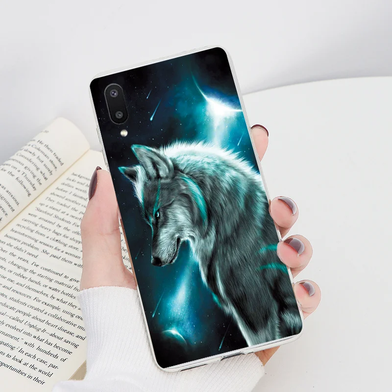 For Samsung Galaxy A02 Capa 6.5" Silicone Clear Transparent TPU Flower Animal Case For Samsung A02 A 02 A022F Bumper Fundas Etui kawaii samsung cases Cases For Samsung