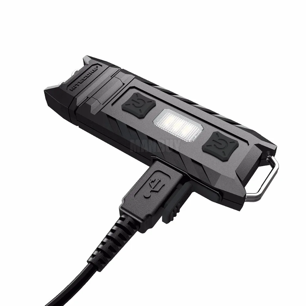 NITECORE THUMB USB Перезаряжаемый высокопроизводительный мини-светильник, удобный Универсальный Наклонный рабочий светильник, светильник для ключей, белый+ красный светильник светодиодный