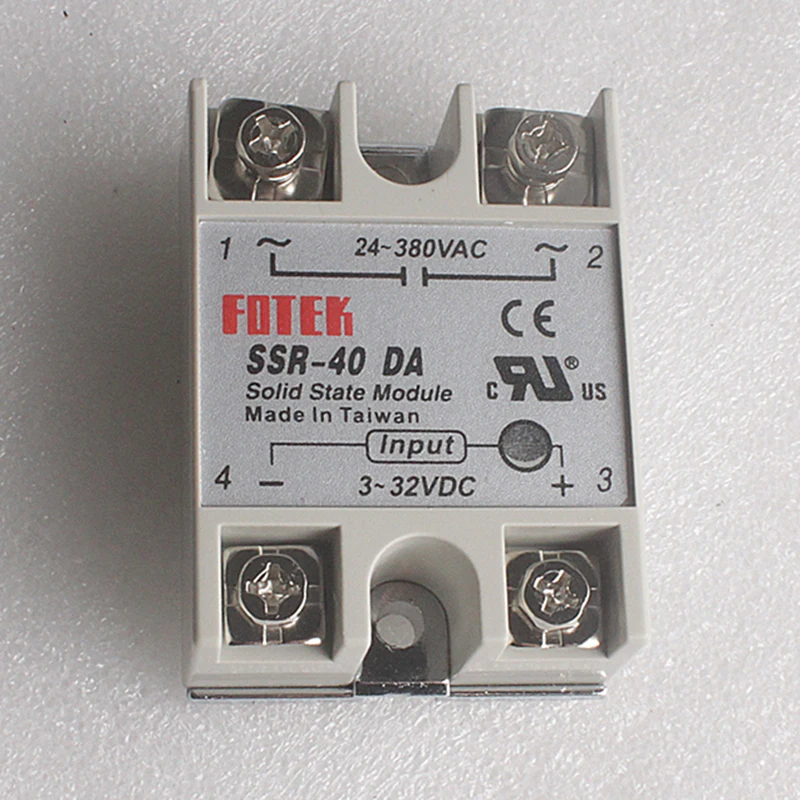 

10pcs Solid State Relay SSR-40DA 40A /250V 3-32VDC
