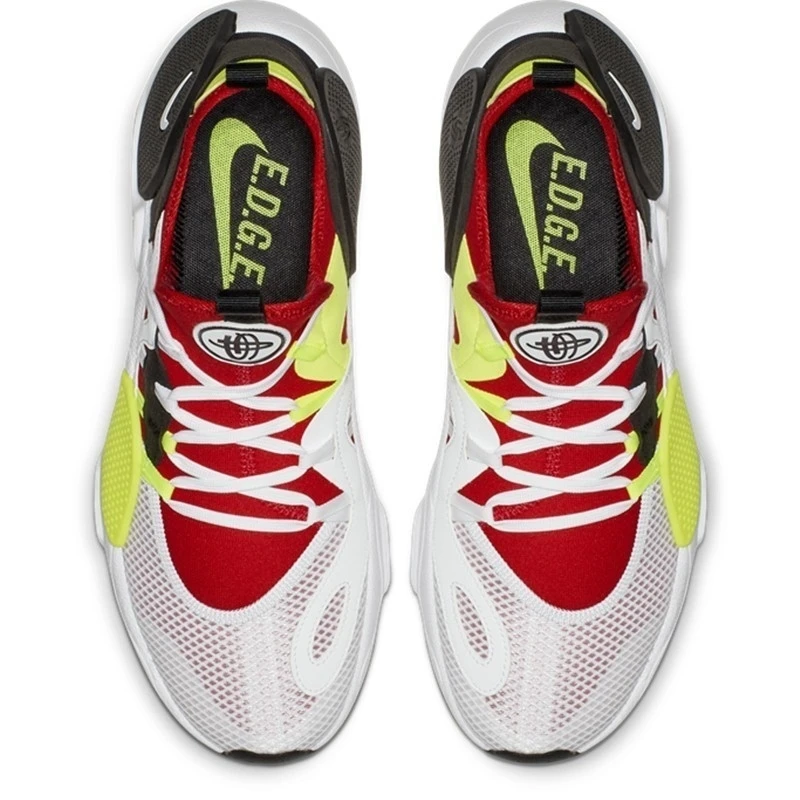 Nike HUARACHE E. D. G. E. TXT Новое поступление мужская обувь для бега белые университетские красные дышащие кроссовки нескользящие спортивные# AO1697-100