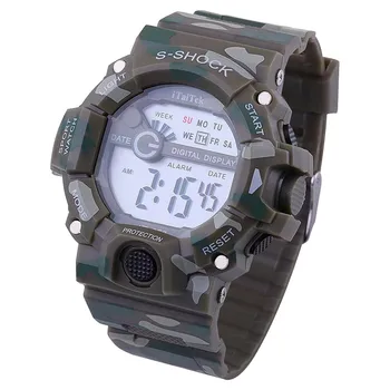 

Men Boys Students Sport Digital Wristwatch часы Multifunctional Electronic Camouflage Waterproof reloj inteligente mujer Clock