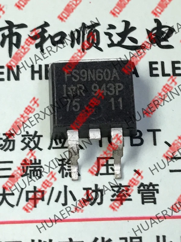 10 шт./лот IRFS9N60A-263 600V 9A на