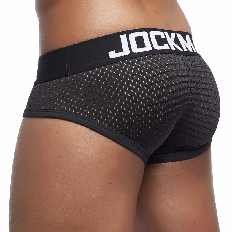 Трусы брифы JOCKMAIL мужские пикантное нижнее белье модные короткие трусы с мешочком