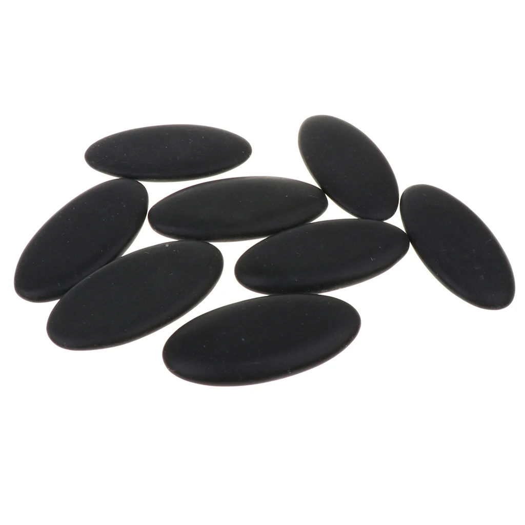 8PCS Massage Large Stones Massage Lava Natural Stone Set Hot Spa Rock Basalt Stones, Volcanic Energy Stones