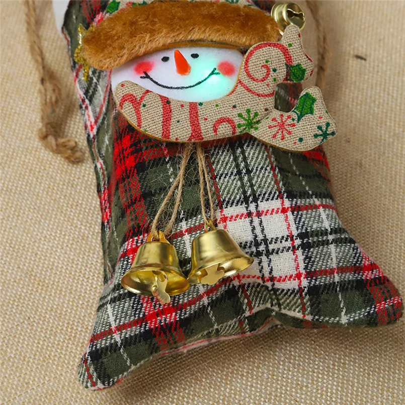 Wine bottle cover christmas new year bottle decor Santa Claus wine bottle bag cover lit holiday cubierta botella navidad 20O30
