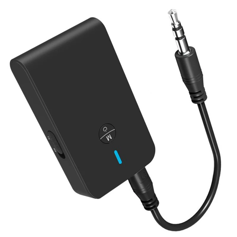 BT-6 Bluetooth 5,0 передатчик приемник 2-в-1 bluetooth адаптер с микро-Поддержка Hands-free для телевизионные наушники ПК аудио Динамик