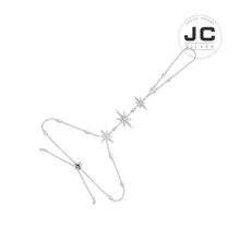 Новые модные подвески серебро 925 оригинальная гравировка, регулируемый тройной Метеор Браслет для женщин моно Гламурные ювелирные изделия подарок