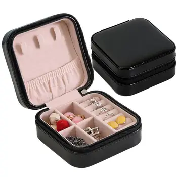 

Jewelry Organizer Portable Travel Earrings Rings Bracelet Storage Box Jewelry Organizer Container joyero/porta joia/rangement bi