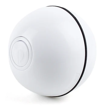 

Smart Interactive Cat Play and Toys Ball,Usb Rechargeable Motion Activated Automatic Rotating Electronic Pet Toy-White
