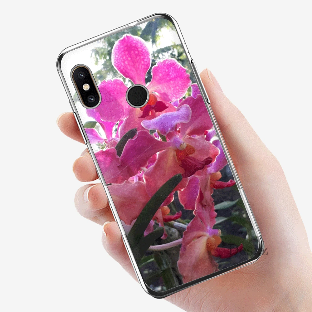 Чехол для телефона Xiaomi Redmi GO 7 S2 4A 4X5 5A Plus 6 6A 7A K20 Pro Чехол с защитой цветов орхидеи красочный чехол - Цвет: 4