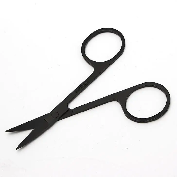 

200pcs Nail Scissor Manicure For Nails Eyebrow Nose Eyelash Cuticle Scissors Curved Pedicure Makeup Tools SN192