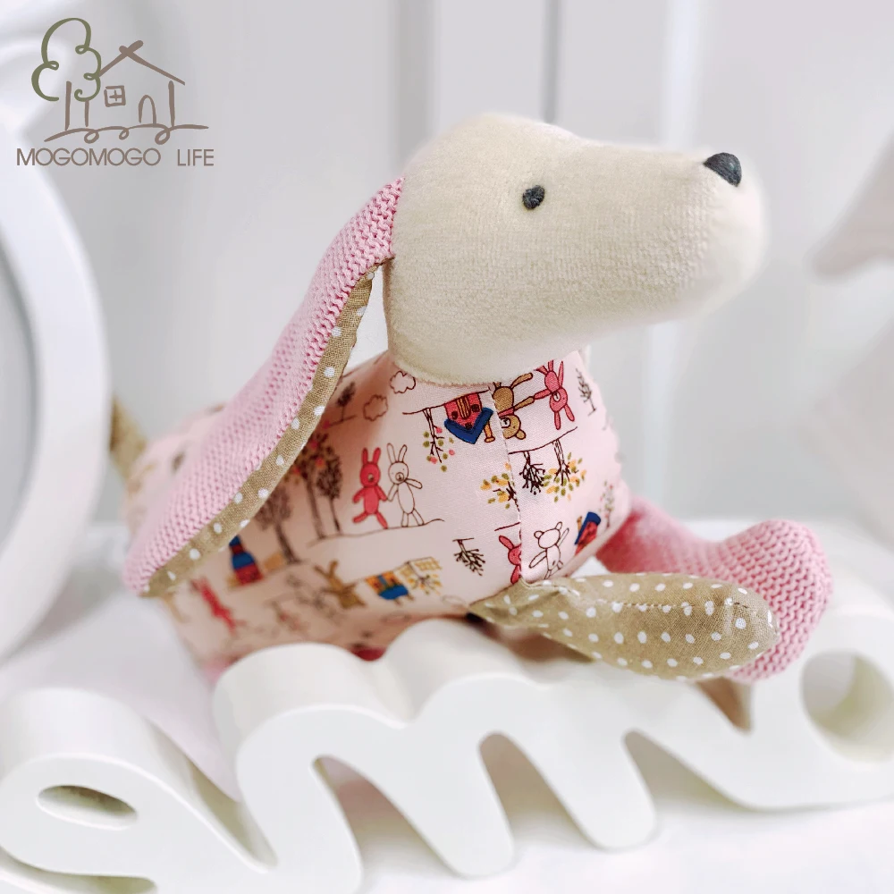 Luxury 18cm Lovely Handmade Puppy Cloth Doll Dog Plush Stuffed Toys Soft Animal Cartoon Pillow Toys Birthday Gift For Child 1pcs mermaid plush doll toy mini lovely cartoon soft small pendant child girls christmas birthday happy colorful gifts