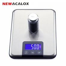 NEWACALOX 15 кг* 1 г кухонные инструменты, цифровые кухонные весы, кухонные весы с ЖК-дисплеем, электронные весы для здоровья