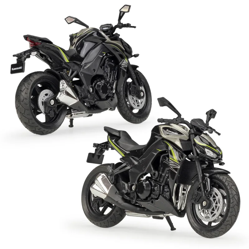 1/18 Kawwasaki Z1000 R модель мотоцикла игрушка литой Сплав ниндзя ZX10R двигатель велосипед Коллекция игрушки в форме мотоциклов автомобиль