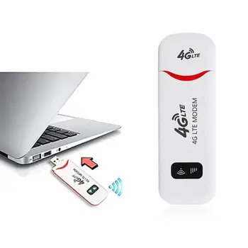 

Wireless Network Card 100Mbps 4G LTE USB Modem Standard Portable USB Interface Wi-Fi Router Networks for Notebook, Laptop,
