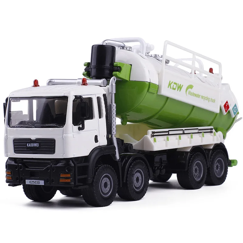 

Cadeve 1: 50 Waste Water Recycling Freight Truck Engineering Vehicle Metal Car Toy Car Model 625030