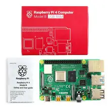 Raspberry Pi 4 модели B 2 ГБ/4 ГБ Оперативная память 64 бит 1,5 ГГц quad-core Gigabit Ethernet Bluetooth 5,0 Тип usb C блоком питания