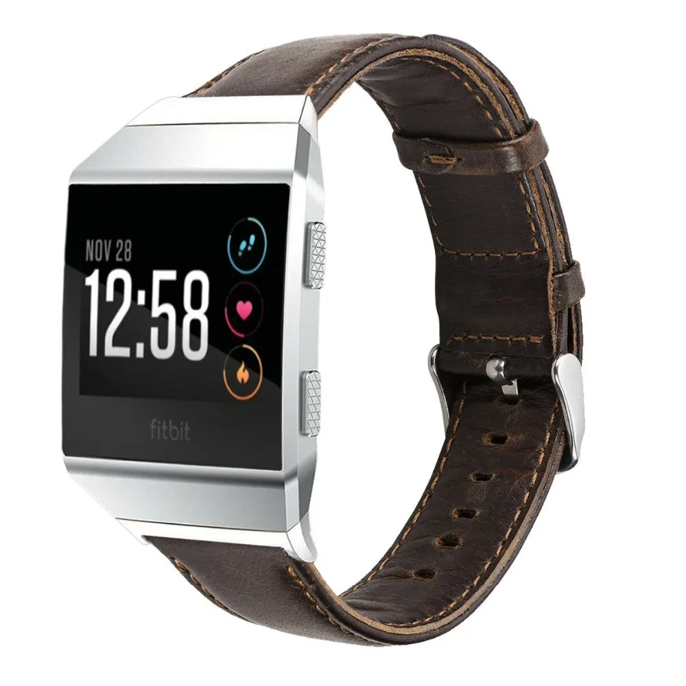 Ремешок для часов из натуральной кожи для фитнес-часов Fitbit iOnic smart