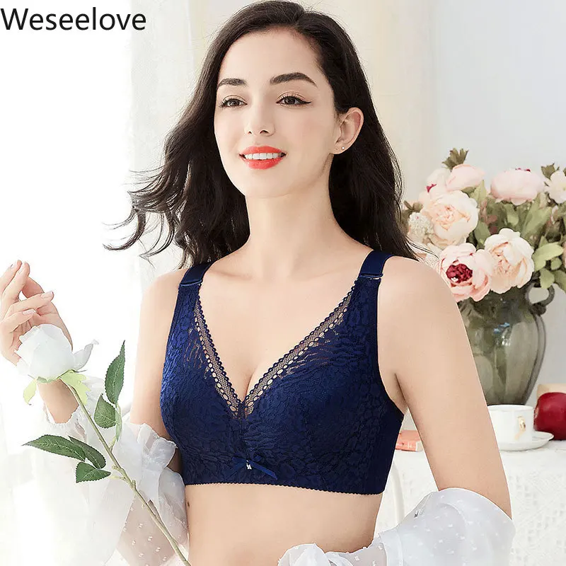 

Weseelove New Summer and Autumn Hot Saling Bras Plus Size Women Breathable Without Rims Paper Bra Sexy Gathered Underwear X26-4