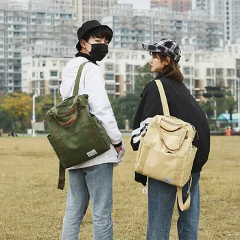 

Backpack Japan Style Harajuku Style Backpack Canvas Women Shoulder Bag High capacity Teenage Girl School Backpack Bagpack