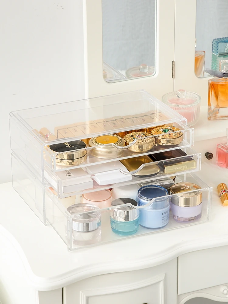 Large Capacity Cosmetic Holder Box Makeup Eyeshadow Organizer