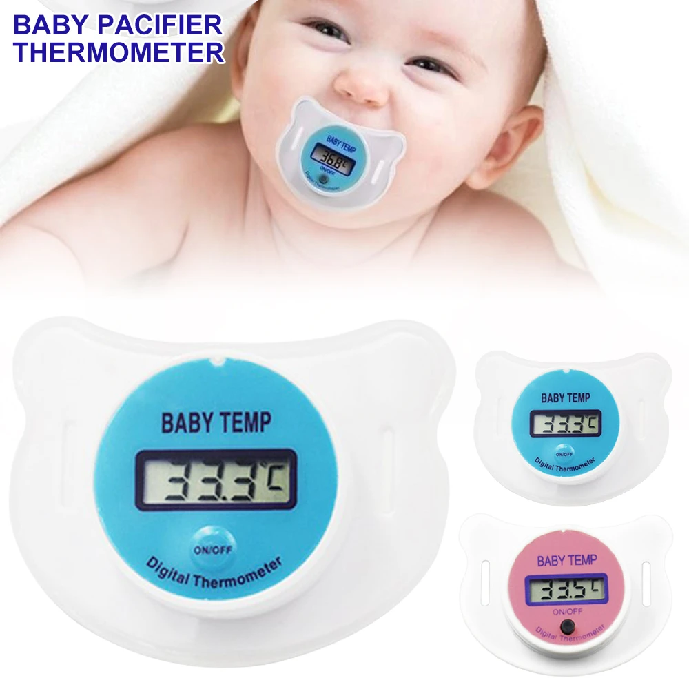 Baby Mouth Thermometer Pacifier Nipple LCD Digital Safety Temperature Home Baby Mouth Thermometer Pacifier Nipple LCD Digital Safety Temperature Home