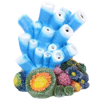 

Aquarium Resin Decoration Landscaping Fish Tank Decoration Bubble Coral Pendulum Inflatable Pump Bubble Stone Aerator