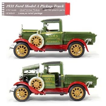 

1/32 Scale Vintage Car Model Toys Ford Model A (1931) Diecast Metal Car Model Toy For Collection,Gift,Kids