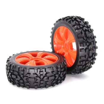 

2Pcs Universal RC Car Tires 1/18 Drift Tires Wheel Hub Rim for HSP HPI RC on Road Car Hex Modification Upgrade Accessories 118MM