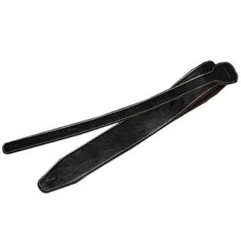 

Genuine Cow Leather Cowhide Soft Durable Guitar Strap Acoustic Electric Guitar Strap Bass Strap Adjustable Guitar Belt