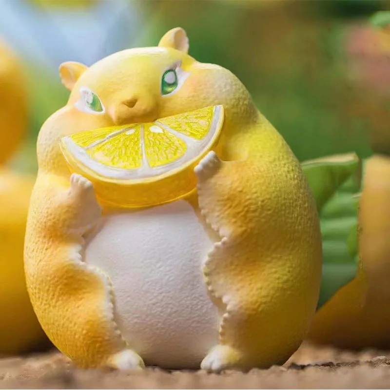 Овощи и фрукты Фея лимон крыса глухая коробка тусклый милый Рисунок Аниме