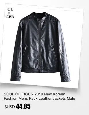 SOUL OF TIGER,, корейская мода, зимний стиль, мужская одежда, Ретро стиль, искусственная кожа, куртки, мужские длинные свободные меховые шубы с капюшоном