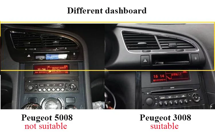 Excellent autoradio 2 din android for Peugeot 3008 with 4 core 2g ram navi map touch screen steering wheel control android auto radio car 2