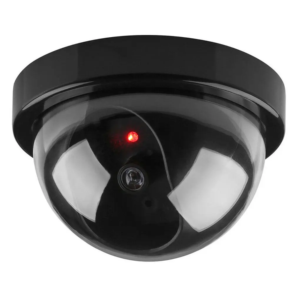 Fake Dummy Camera Dome Indoor Outdoor Simulation Camera Home Security Surveillance Simulated Camera Led Monitor smart dummy surveillance camera indoor outdoor waterproof fake cctv security camera bullet with flashing red led light monitor